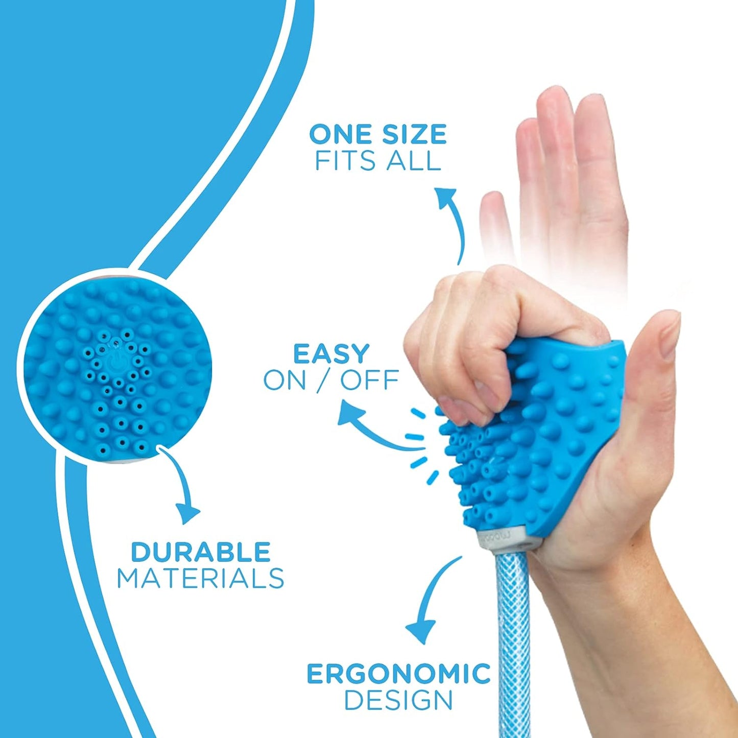 Pet Silicone Shower Brush